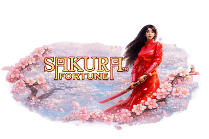 Sakura Fortune slot tema giapponese con fiori di ciliegio e samurai